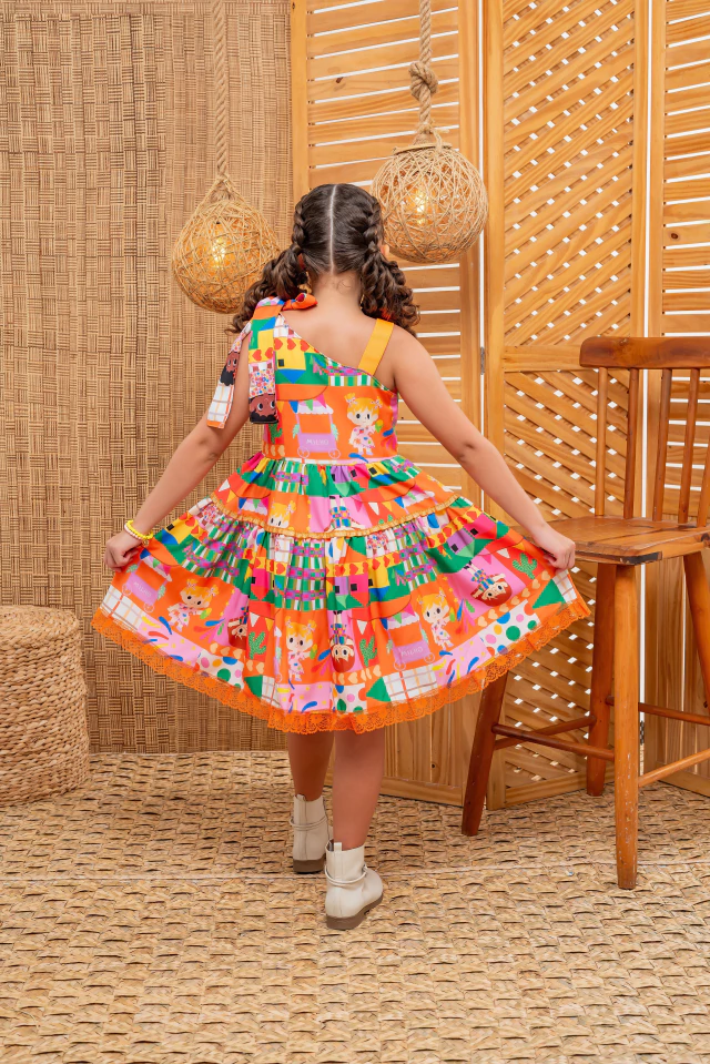 Vestido Laila Junino - Festa Junina