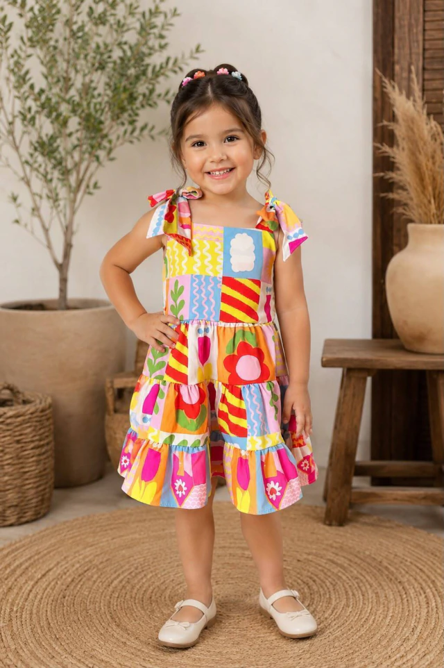 Vestido Alice - Cores da Infância