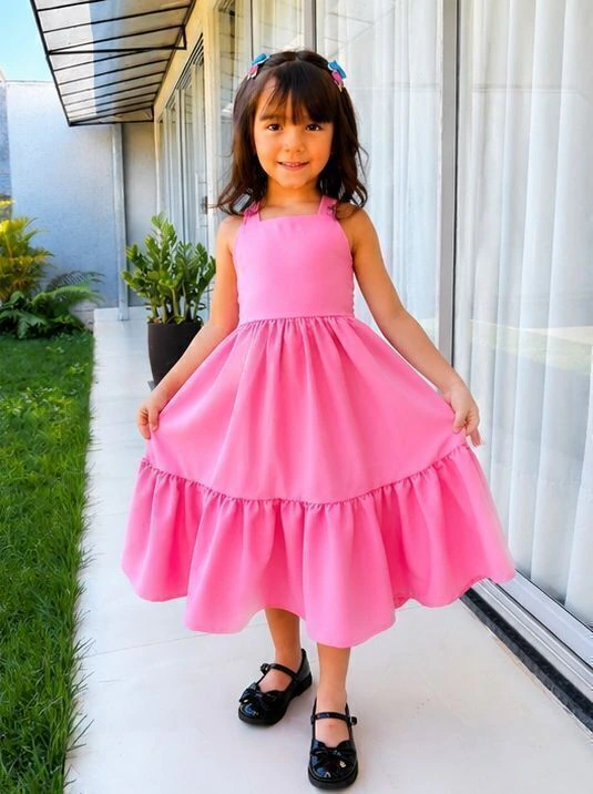 Vestido Bella - Rosa Cupcake