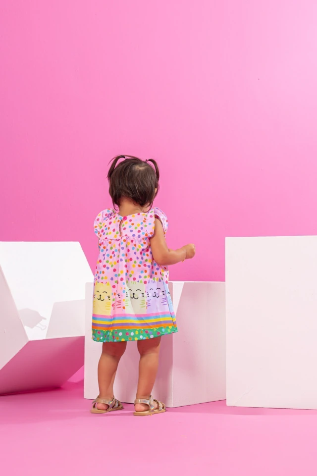 Vestido Baby - Gatinho Pintado