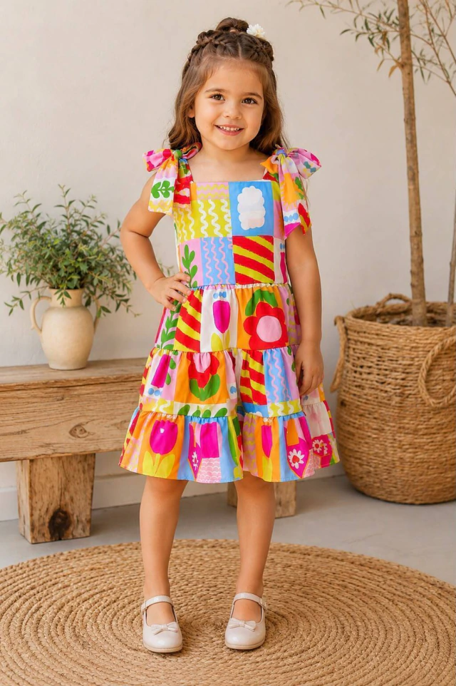 Vestido Alice - Cores da Infância
