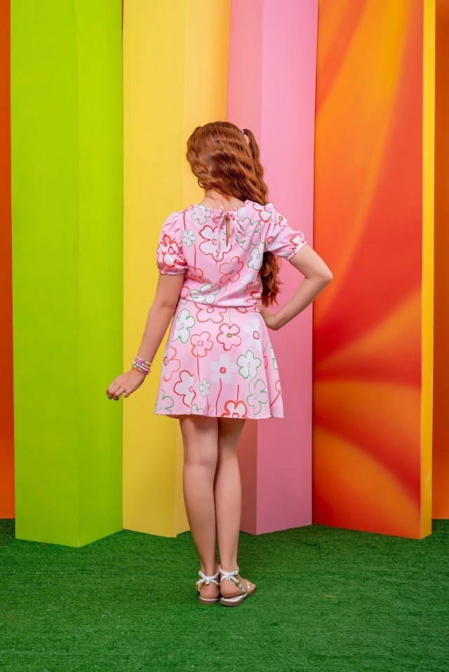 Conjunto Tata - Rosa Primavera